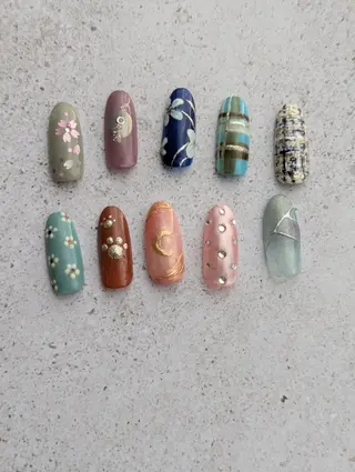 ネイル セプトアカデミー ayaのネイルデザイン