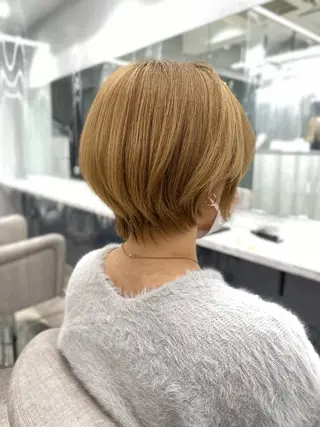 ショート 京都レイヤーカット/ 縮毛矯正/羽柴りくのヘアスタイル