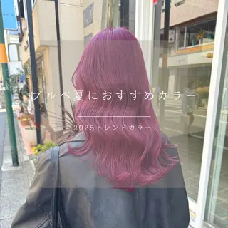 セミロング BUZZ bee所属・パーソナルカラー/ 小顔カット/小出朋哉のヘアスタイル