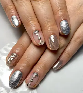 ミディアム ネイル lune nail_2017のその他イメージ