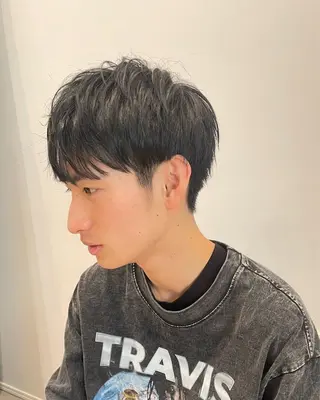 ショート メンズ calna by ELMO  上ノ井のヘアスタイル