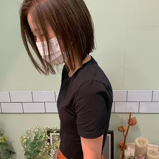 ショート カラー ﾊｲﾄｰﾝ/ｼｮｰﾄ 村上淳乃🐥のヘアスタイル