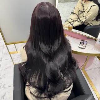 ロング カラー 渋谷/ブリーチなし カラー/ひなののヘアスタイル