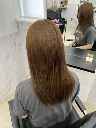 カラー 田中 莉香のヘアスタイル