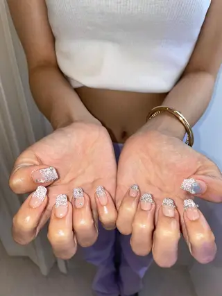 ネイル 束感まつ毛/ネイル/ LED♥KIRARAのマツエク・マツパデザイン