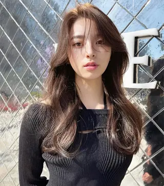 ロング カラー ❄️暗髪/透明感❄️ /reyのヘアスタイル