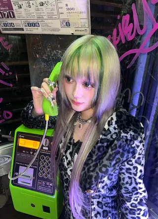 ロング カラー デザイン/ブリーチ/ SORAᯓ★のヘアスタイル