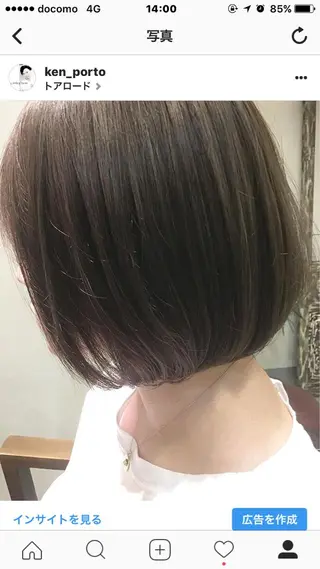 ショート カラー hair salon Ranun髪質改善のヘアスタイル