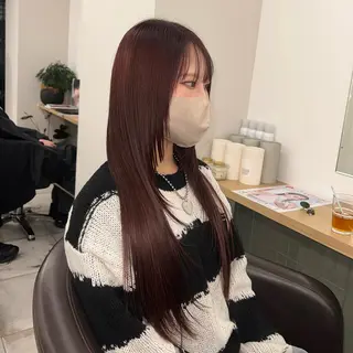 ロング カラー 赤みゼロ/透明感 カラー🌿KANTAのヘアスタイル