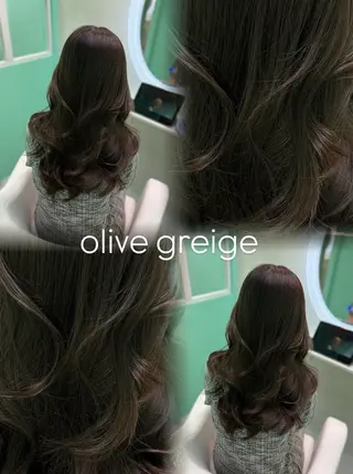 ロング カラー ヘアアレンジ Ella所属・nana【艶髪】/ レイヤー/縮毛矯正のヘアスタイル