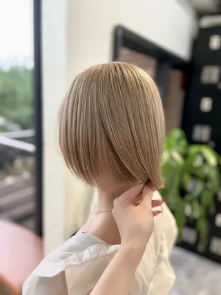 ショート 艶髪ハイトーン🌙 /RINOのヘアスタイル