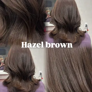 カラー 🩵ワンカラー／ 銀座／mayu🩵のヘアスタイル