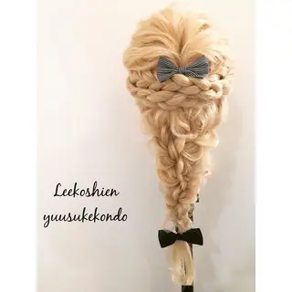 セミロング ロング ヘアアレンジ _WHITE高槻所属・_WHITE高槻店 yusukeのヘアスタイル