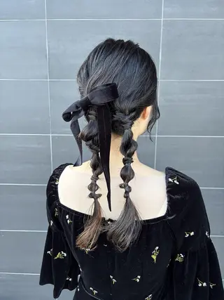 ヘアアレンジ カラー ✨艶カラー・ストレー ト✨achieveのヘアスタイル