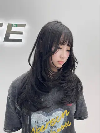ロング GO TODAY 原宿Verno店所属・韓国系支持率No.1 レイヤー特化/きょうのヘアスタイル