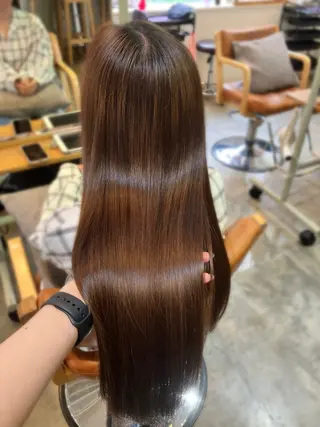 ロング 🫧縮毛矯正支持率 No.1 ほのか🫧のヘアスタイル