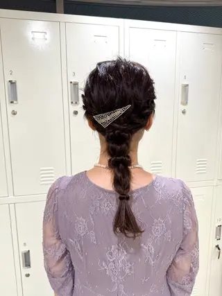 セミロング レイヤー✂️ ハイトーン💖モテ髪のヘアスタイル