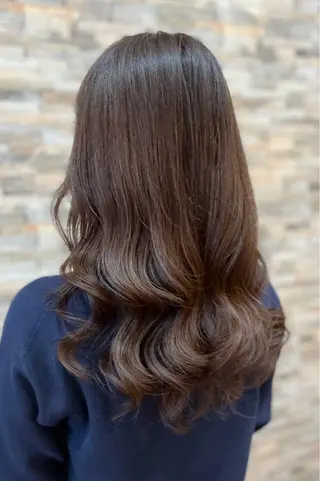 ロング パーマ 木村 友香のヘアスタイル