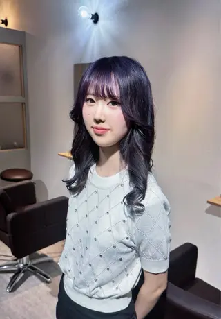 カラー Asuka/髪質改善 /カラー/ヘアセットのヘアスタイル