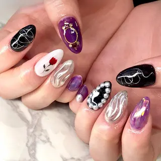 ネイル Arowa 伊田のネイルデザイン