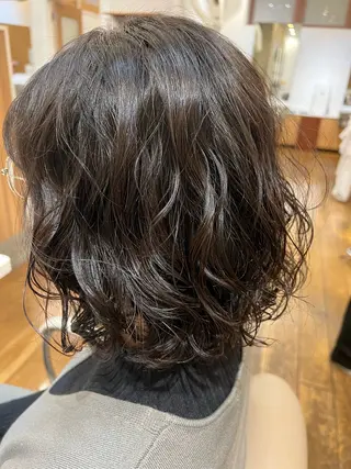 ミディアム 村中 逸紀のヘアスタイル
