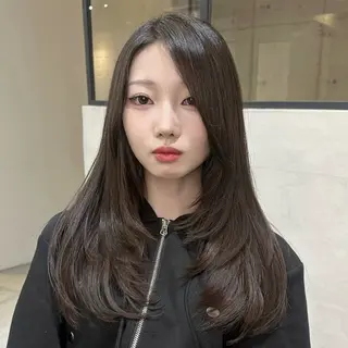 ロング 韓国レイヤー/艶髪/ manami🥣のヘアスタイル