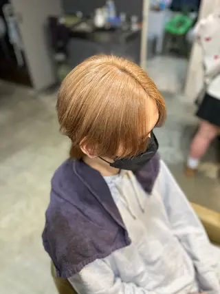 ショート カラー CREST所属・谷口 怜音のヘアスタイル