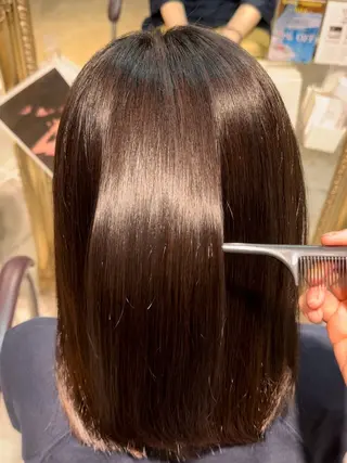 ミディアム カラー ハイトーン/ネイル /ミウ 🌺❤︎のヘアスタイル