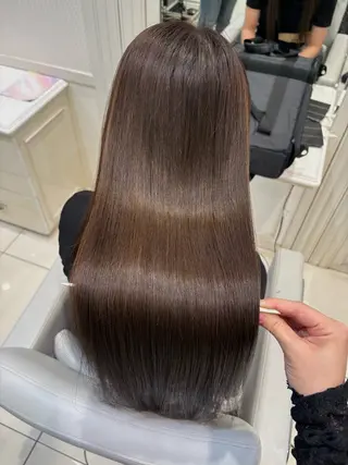 ロング 美髪縮毛矯正/ ケアカラー🍓KAEのヘアスタイル
