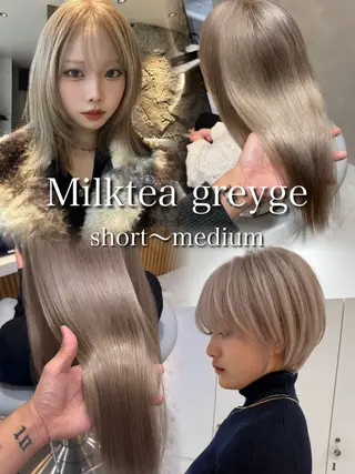 ショート カラー ハイトーンヘア れおん🌙のヘアスタイル