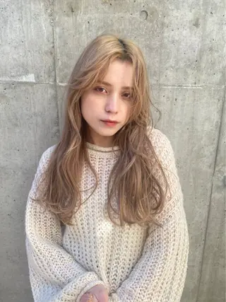 ロング カラー I-CON  #blue MEN'S所属・池袋/カラー/パーマ NATSUのヘアスタイル