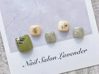 ネイル 佐藤 ニーナ★ラベンダーのネイルデザイン