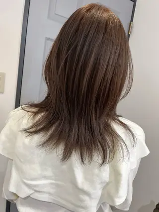 ミディアム 緒方 つばさのヘアスタイル