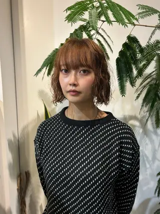 ミディアム パーマ 悩みを解決💫似合せ RENのヘアスタイル