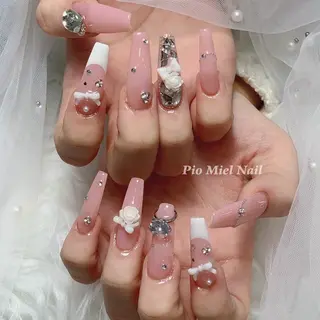 ネイル HANA 長さだしのネイルデザイン