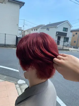 カラー メンズ 🪼高評価🪼 💎柴崎の藤咲💎のヘアスタイル