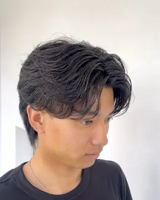 ミディアム 吉田 笙乃のヘアスタイル