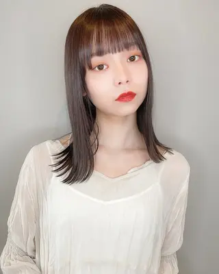 ミディアム カラー from…所属・from…/ IPPEIのヘアスタイル