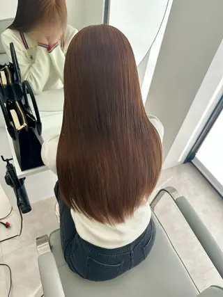 ロング 市川 栖々子のヘアスタイル