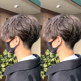 ミディアム パーマ メンズ 🌫️EARTH 【タツキ】🌫️のヘアスタイル