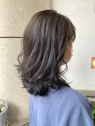 ミディアム カラー 統括マネージャー/ 髪のドクター/前原悟のヘアスタイル