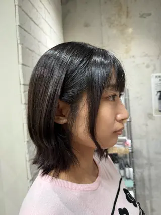 ミディアム 初めてでも失敗しない 縮毛矯正/関内/あべのヘアスタイル