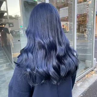 ロング 🦋韓国風カラー🦋 こうせい原宿のヘアスタイル