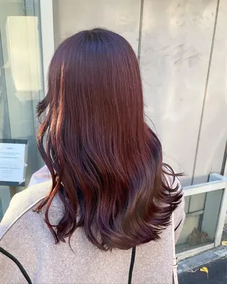 セミロング カラー 🎀愛されgirly ヘア🫧Ayakaのヘアスタイル