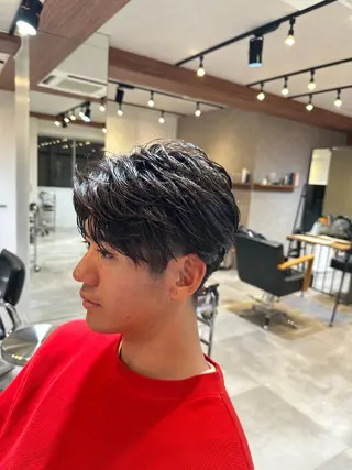 パーマ メンズ elima横浜西口所属・elima てったのヘアスタイル