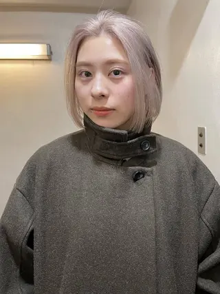 ミディアム カラー 安部佑哉/ハイトーン /レイヤー/グランジのヘアスタイル