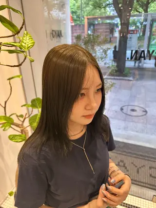 ミディアム カラー 井村 晃琉のヘアスタイル