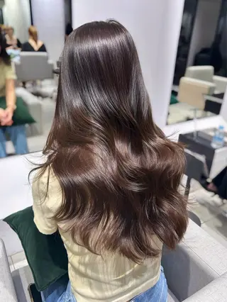 ロング カラー 銀座/韓国レイヤー/ 艶カラー🍓原田侑依のヘアスタイル