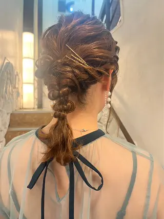 ヘアアレンジ 宮里 萌々のヘアスタイル