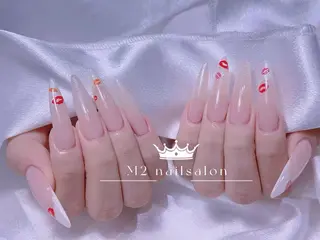 ネイル 長さだし専門店 M2　rikaのネイルデザイン